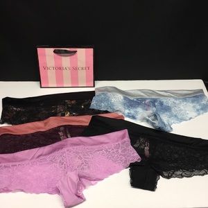 NWT 🍎LOT 5 PINK VICTORIA SECRET PANTIES